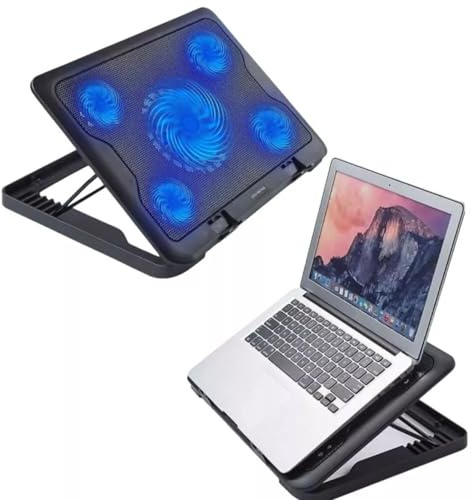 Lettuce Eat® 5 Fan Laptop Cooling Stand Usb Powered 12 - 17 Laptops