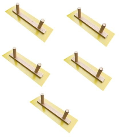 Angoily 5pcs Drywall Scraper Smoothing Spatula for Plasterboard Wall Plastering Tools Portable Drywall Finishing Tool Handheld
