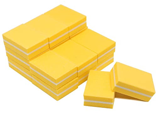 Emery Boards nagelvårdssats med nagelfilbuffert, 50st Mini Pro Nagelfil Manikyr Slipning NailFiles Buffer Blockools pilniczek do paznokci
