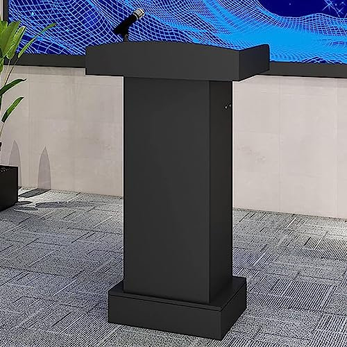 WOTZOV Rednerpult Podium Ständer Tragbare Rednerpulte Einfache Kanzeln für Kirchen Willkommensempfang Rednerpulte Konferenzrednerpulte Einfach zu installierende Mode