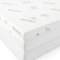 4AS Bamboo Memory Foam Mattress Topper Double Bed – Hypoallergenic & Breathable 2.5cm Thick 40D Gel Memory Foam Mattress Pad with Machine washable Zippered Cover (138x190cm – Double)