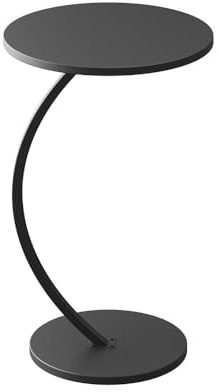 Vicco Beistelltisch Alvio, Schwarz, 40 x 60 cm | als Ablagefläche für Wohnzimmer oder Schlafzimmer einsetzbar