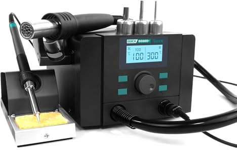 Quick/Sunshine 8686D+ Hot Air rework Station 2 in 1 Soldering Stations Wheather Station Heat Station Heat Gun BGA SMD Rework Stations