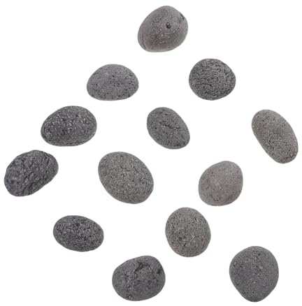 EPIGEIST Pietre Vulcaniche Naturali Riutilizzabili per Braciere 3-5 Cm, Rocce da Fuoco per Caminetto Esterno, Decorazione Resistente per Giardino e Barbecue all’Aperto