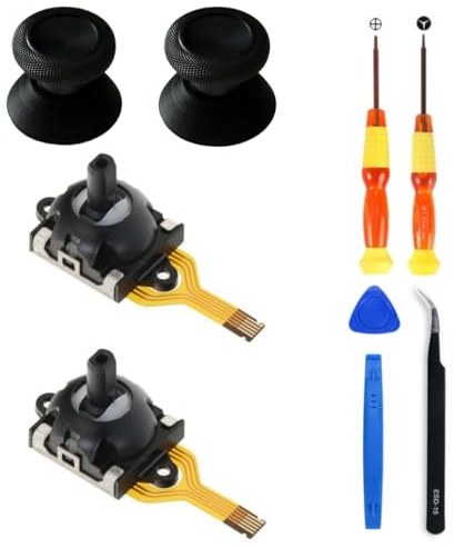 Hzxkqmil Modulo Joystick Analogici per ASUS ROG Ally Handheld Console | Joystick di Ricambio Impugnature Personalizzate per Pollice Accessori con Strumenti per ROG Ally Gaming