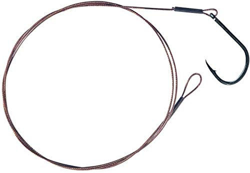 Balzer 1x7 Stahlvorfach Niroflex mit Einzelhaken 50cm Gr. 4 9Kg 146020004