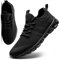 MGNLRTI Herren Schuhe Sneaker Laufschuhe Walkingschuhe Sommerschuhe Sportschuhe Straßenlaufschuhe Turnschuhe Fitnessschuhe Joggingschuhe Workout Freizeitschuhe Männer Running Shoes Gym schwarz EU45
