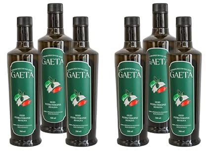 Olio extravergine di oliva L’Avvocato – 6×500 ml – 100% Italiano, Estratto a Freddo, Gusto medio Intenso