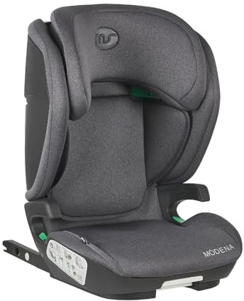 MS BabyWorld – MODENA – Silla de coche Isofix Grupo 2/3 | I-Size R129 | Reclinable | Universal | Cinturón de seguridad | Para bebés y niños | 15-36 kg | 100-150 cm