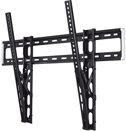 Hama TV Wandhalterung, neigbar, 46-100 Zoll, bis 75 kg | TV Wandhalterung schwarz, VESA 100x100 bis VESA 800x600, mit fischer-Dübeln