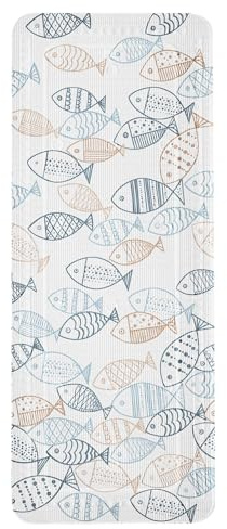 Kleine Wolke Wanneneinlage SARDINAS Multicolor 36 x 92 cm | Mit parktischer Aufhängeöse, maschinenwaschbar