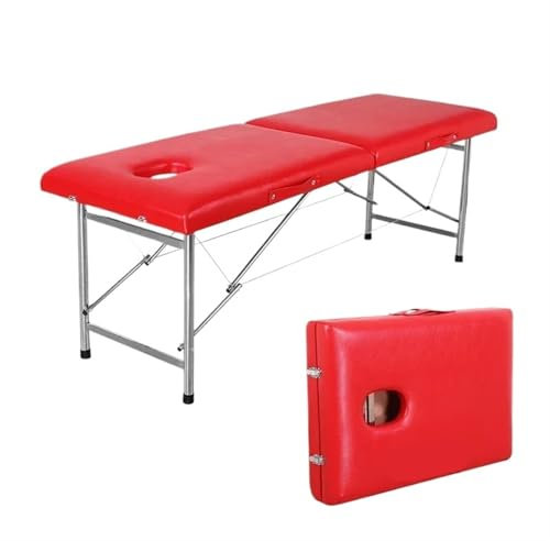 Tragbares Massagebett, tragbares Massagebett, faltbare Massagebetten, professionelle Kosmetikliege, Schönheitstisch, kostengünstige tragbare Kosmetikliege, Klinik, zusammenklappbar (180 x 60