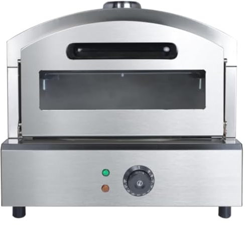 GAYAYAS Forno per Pizza da banco Commerciale, Tempo e Temperatura Regolabili Fino a 350°C, 2000 W, Versatile Macchina per Pizza da Interno, Forno Elettrico per Pizza, per Famiglie e ristoranti