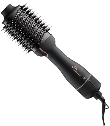 LITTLE BALANCE 8785 Ionic Volume & Style 2, Brosse soufflante, Brosse chauffante, 3 températures, Sécher, Brosser, Lisser, Brushing, Volume, Technologie Ionique,1200 W, Noir