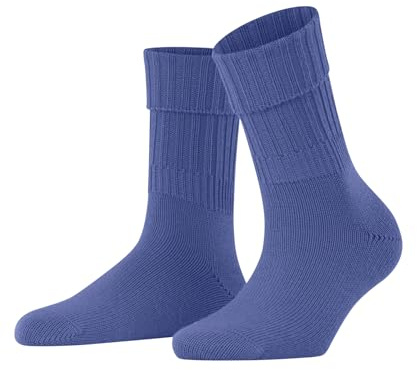 FALKE dam strumpor striggings Rib W So ull enfärgad 1 par, blå vatten 6550, 39-42, Blå vatten 6550, 39-42 EU
