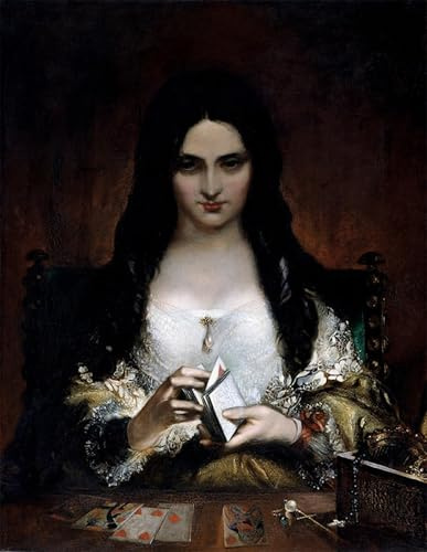 POSTERIIk Berömda moderna konstverk konst väggdekor the Wish av Theodor Von Holst oljemålning bilder för heminredning 60 x 90 cm