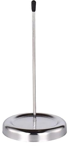 Tanxemery Zettelspießer, Bonspießer Zettelhalter Rostfreies Verchromt Quittungshalter Mit Metallbasis Memo Halter Rechnungen Für Küche Hotel Restaurant Cafe Büro (Silber)