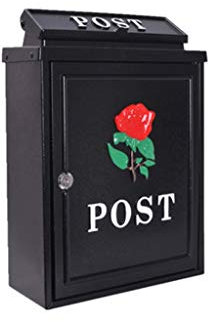 NSTVVEE Cassetta Postale per Posta, Cassetta Postale per Posta Elettronica, Cassetta Postale per Posta Esterna da Parete, colonne per giornali Europee, Giardino di Ville, Cassetta Postale