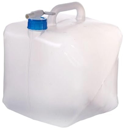 Dickly Contenedor de Agua, dispensador de Bebidas con Grifo, Cubo, Tanque, Portador de Almacenamiento de Agua para Barbacoa, Autos autónomos, mochileros, Azul, 20l