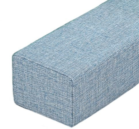 ZZYK Azul,Full(2x4.7),Relleno De La Cama De Cuña De Almohada De Pared,Lino Bolstero De Soporte De Cabecera De Cojín Entre Cabecero Y Colchón Almohada De Relleno De Cabecera