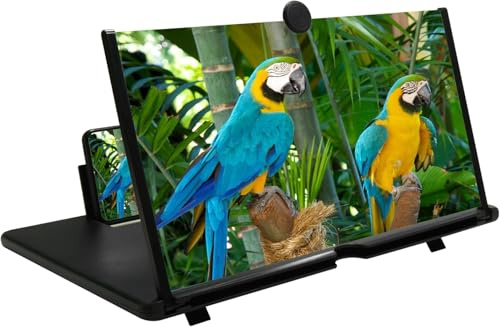 Chililon Amplificador de Pantalla para movil, 18 Pulgadas HD Amplificador Pantalla movil, para Todos los Smartphones, antiluz Azul, Lupa de Pantalla 3D para Ver vídeos de películas