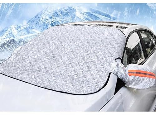 Couverture Pare-Brise Voiture pour W Passat B6 Passat B8 Golf 4 Golf 5 Passat B5 Golf 7 2000-2023, Protection Pare Brise Hiver Anti Givre, Neige, Glace, UV, Pluie Soleil,B
