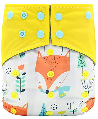 Maeau Windelüberhose Neugeborene 3-16kg Windelhose Waschbar für Baby Überhose Stoffwindeln Höschenwindeln Nachtwindeln Wasserdicht