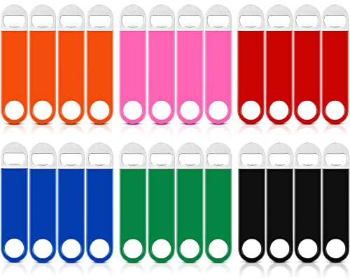 24 Pack Stainless Steel Flat Bottle Opener Bulk Heavy Duty Bartender Beer Openers Rubber Coated Beer Bottle Opener 7 Inch Beer Can Opener for Men Women Bar Kitchen Restaurant Party Supplies, 6 Colors