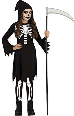 Fiestas GUiRCA Costume da Scheletro Eco per Bambina