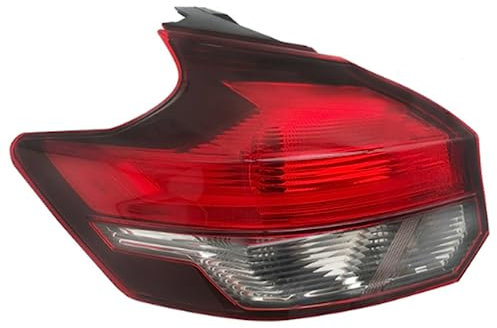BAKUGO Auto Rücklicht Fahrbremse Rücklicht Warnsignal Stopplampe Autozubehör Ohne Birne Für Nissan Kicks 2018 2019 2020,Outside Left Side