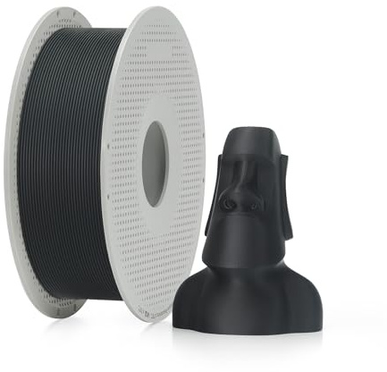 Bambu Lab Filamento PLA mate para impresora 3D, acabado mate liso, filamento PLA de impresión 3D, sin deformación ni enredos, material de impresión 3D compatible con AMS con bobina