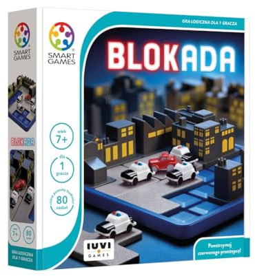 Smart Games – Logikspiel für Kinder ab 7 Jahren – Blockade (PL) | Reisespiel, Taschenspiel |