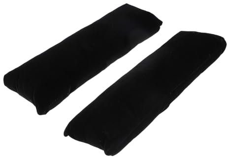 Garneck 2stücke Schwarze Schmuckkissen Weicher Flanellstoff-uhren Armbandstütze Kratzschutz Displaykissen Für Armband Armreif Und Schmuckpräsentation Im Laden Hause