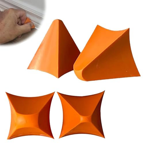 Lisseur Joint Silicone, 4 Pièces Outils de l'enlève Joint Joint Calfeutrage Outils Spatule Joint Silicone, Outil de Calfeutrage pour Bain, Cuisine, Carrelage, Silicone Seam Tool