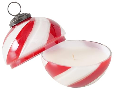 Boltze Home Kerze in Form Einer Weihnachtskugel SUGIS, aus Glas, H. 10 cm