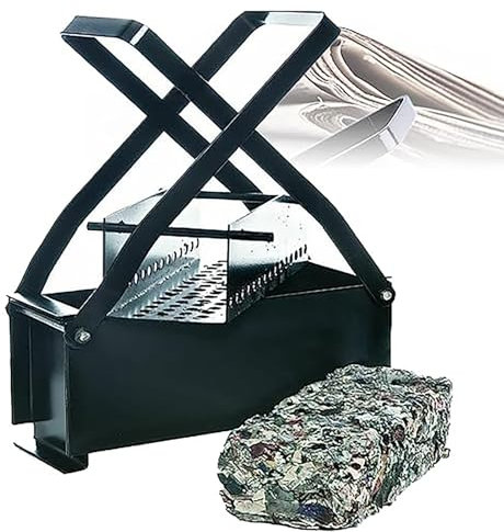 Fabricant de briquettes de papier, fabricant de briquettes de journaux, machine de presse à papier en métal, fabricant de briques de papier de bricolage for le recyclage des déchets de papier et des j