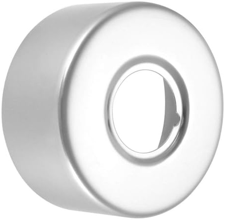 TOP-VIGOR 25 mm Wand-Flansch-Rohrabdeckung, 201 Edelstahl | Runde Rohrrosette, Chromplatten für Heizkörper, Wasser und Heizungsrohr, Wandlochdekoration