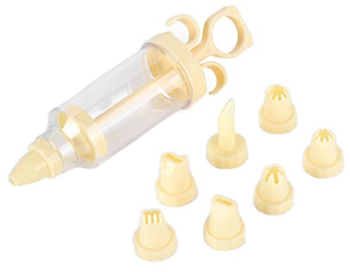 Sacchetti e Punte per Tubazioni, Set di Cupcake Decorazione Kit per Decorazioni per Decorazioni con 8pcs Ugelli Fai -da -te Decorazione di Ugelli Set per Torte, Biscotti, Torte di Fondente Che
