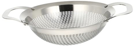 OFFSCH Cestello Per Friggere in Acciaio Inossidabile Cestello Per Scolare e Cuocere Vapore Utile Per Lavare Frutta e Verdura Gadget Da Cucina