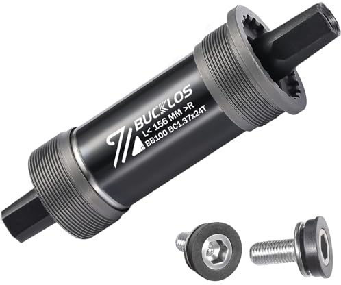 YATINGZHANG Movimento Centrale Perno Quadro Movimento Centrale for Bicicletta Quadrato for Bici da Strada Mountain Bike(BB100-156MM)