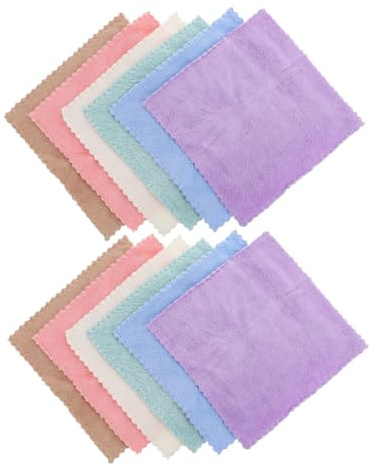 Levemolo 12 pièces Couvertures Polaire de Corail pour Cochons et Hamsters Linge de Bain Ultra-Absorbant et Respirant Liner Douillet pour Cage et Literie de Petits Animaux Accessoires pour