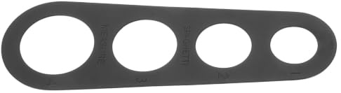 TOYANDONA Outil de Mesure de Spaghetti 4 Trous pour Contrôle Précis des Portions Noir Élégant en Acier Inoxydable Accessoire Cuisine pour Cuisson à Domicile