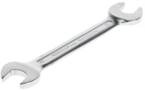 GEDORE red Doppelmaulschlüssel, SW 12+13 mm, metrisch, kurz, Schraubenschlüssel, Gabelschlüssel, 135 mm lang, R05121213