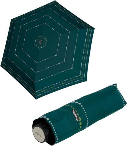 Doppler Parapluie de poche Fiber Havana Sydney - Vert, vert, 92 cm