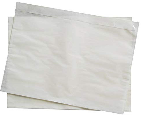 Netuno 250 transparente selbstklebende Lieferscheintaschen DIN C5 24 x 18,1cm Dokumententaschen für Begleitpapiere Garantiekarten Lieferscheine Dokumente Rechnungen Rechnungstaschen Pakettaschen