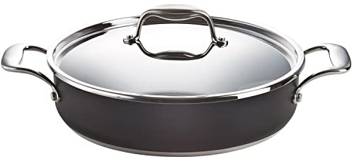 Magefesa - Prisma tartera de 28 cm con tapa, fabricada en acero inoxidable 18/10, compatible con todo tipo de cocina, incluido induccion, fácil limpieza, apt para lavavajillas y horno hasta 200 ºC