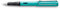 LAMY AL-star Füllhalter 023 – Füller aus Aluminium in der Farbe Turmaline mit transparentem Griffstück und Stahlfeder – Federstärke M