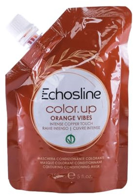 Echosline | Color Up Orange Vibes - Maschera Colorante per capelli Rame Intenso - 150 ML