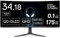 Dell Monitor 34.2-Inch WQHD (3440x1440) 175Hz 0.1Ms NVIDIA G-SYNC Adaptive Sync Technology, Adjustability - Height/Swivel/Tilt