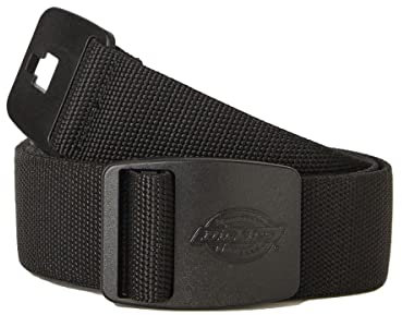 Dickies, Unisex, Dickies Stoffgürtel mit Markenstanzung, Schwarz, OS